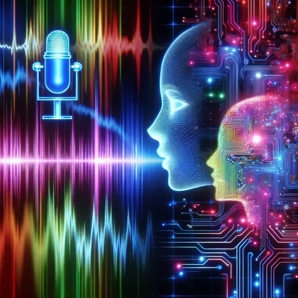 "Analisis AI untuk mendeteksi deepfake suara politisi menjelang Pilkada, menunjukkan grafik dan ilustrasi teknologi pengenalan suara yang canggih."